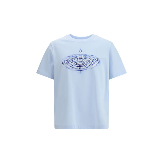 Casablanca Blue Cotton T-Shirt