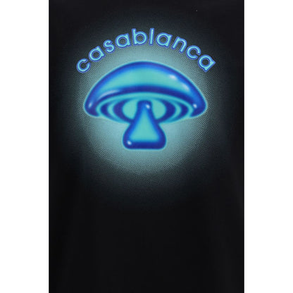 Casablanca Black Cotton T-Shirt