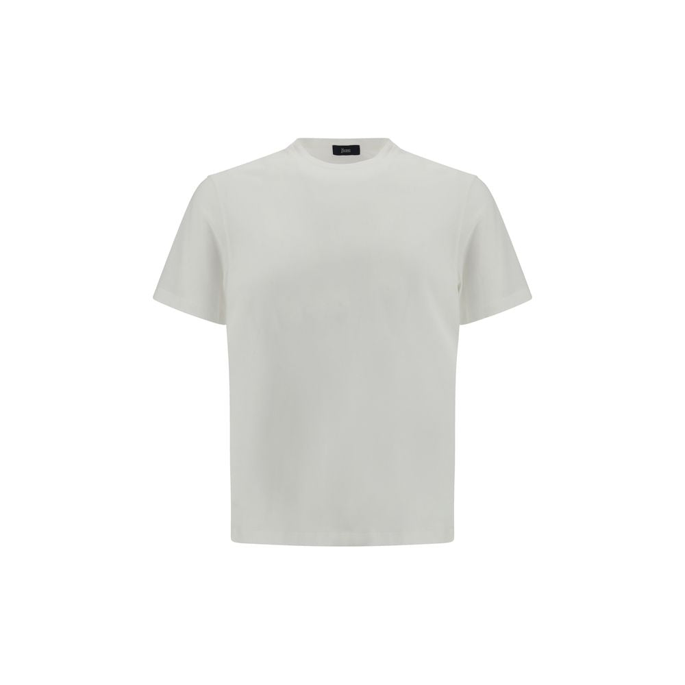 Herno White Cotton T-Shirt