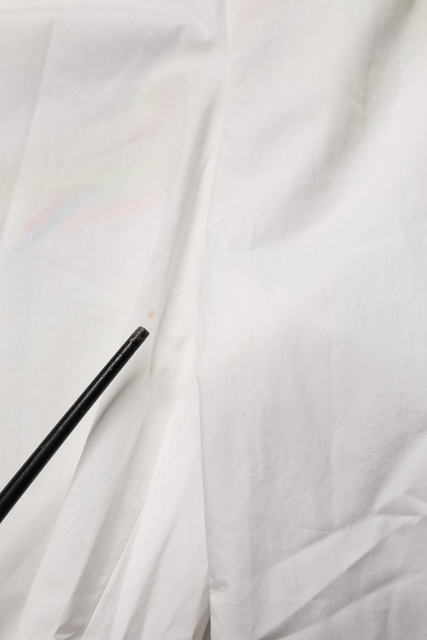 MSGM White Cotton High Waist Wide Leg Straight Bermuda Shorts