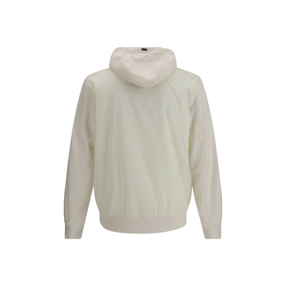 Herno White Polyamide Shell Jacket