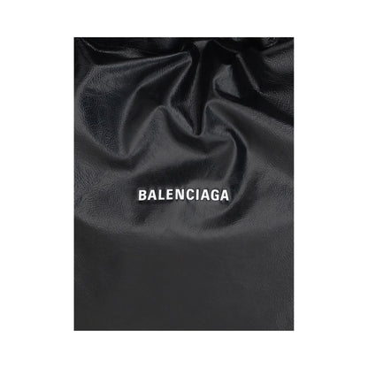 Balenciaga Black Lamb Ovis Aries Aries Shoulder Bag