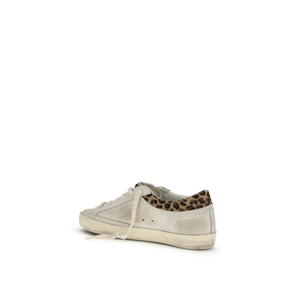 Golden Goose White Calf Leather Bos Taurus Low Top Sneakers
