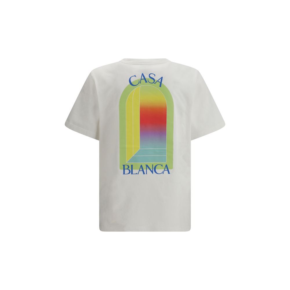 Casablanca White Cotton T-Shirt