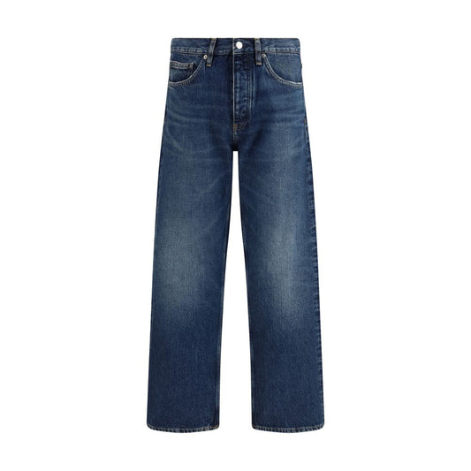 Sunflower Blue Cotton Relaxed Fit Jeans