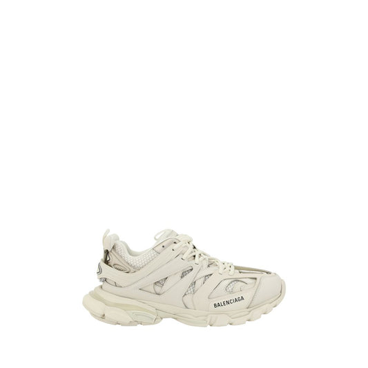 Balenciaga White Polyethylene Athletic Sneakers