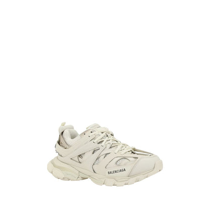 Balenciaga White Polyethylene Athletic Sneakers