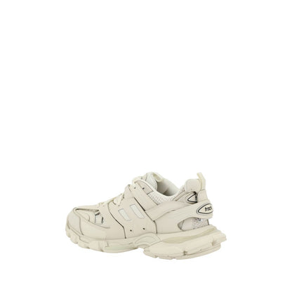 Balenciaga White Polyethylene Athletic Sneakers