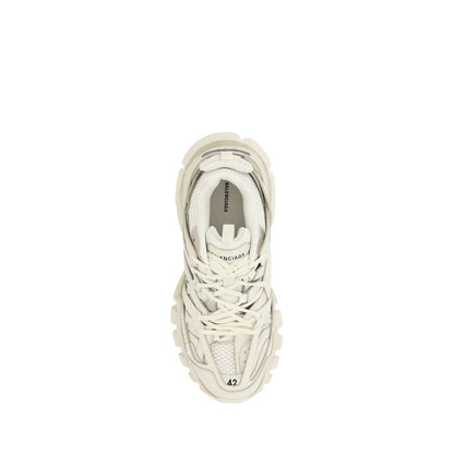 Balenciaga White Polyethylene Athletic Sneakers