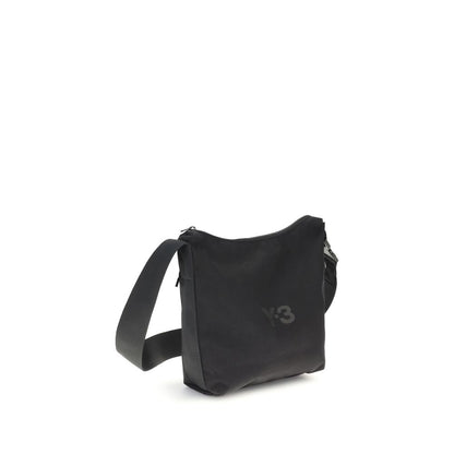Y-3 Black Polyester Shoulder Bag