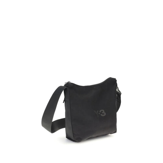 Y-3 Black Polyester Shoulder Bag