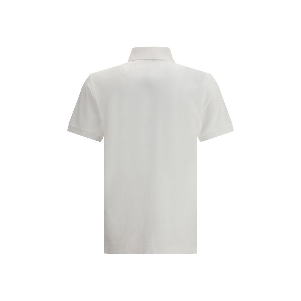 Etro White Cotton Polo Shirt
