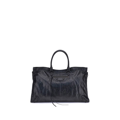 Balenciaga Black Lamb Ovis Aries Aries Shoulder Bag