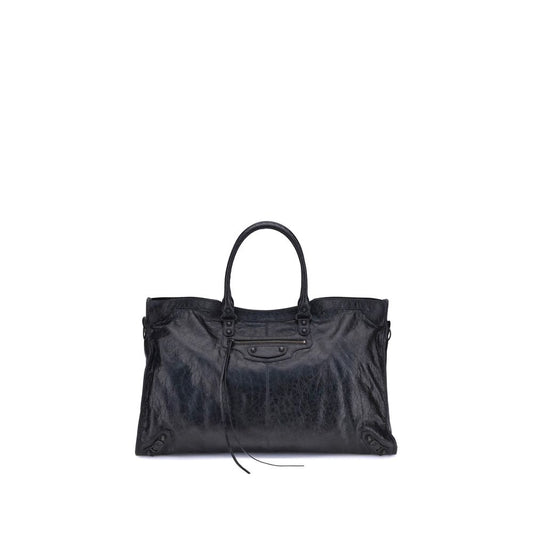 Balenciaga Black Lamb Ovis Aries Aries Shoulder Bag