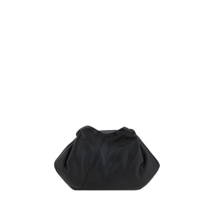 MM6 Black Calf Leather Bos Taurus Handbag
