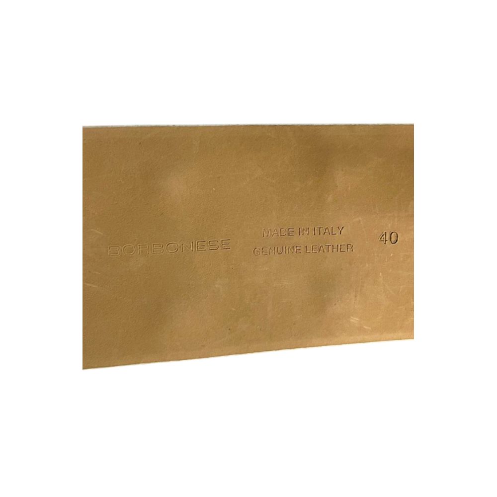 Borbonese White Genuine Leather Women Belt