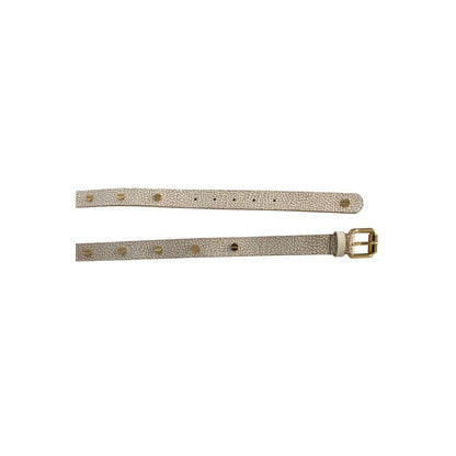 Borbonese Beige Polyvinyl Women's Belt