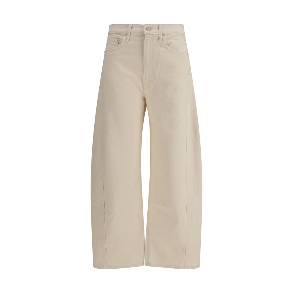Mother Denim Beige Cotton Jeans Denim