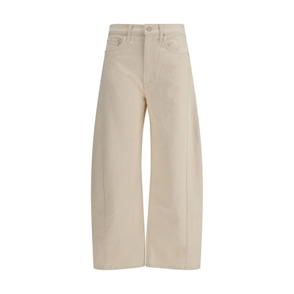 Mother Denim Beige Cotton Jeans Denim