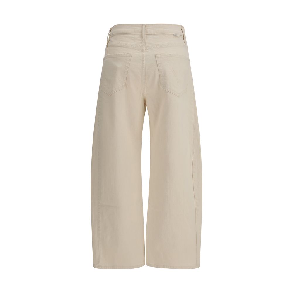 Mother Denim Beige Cotton Jeans Denim