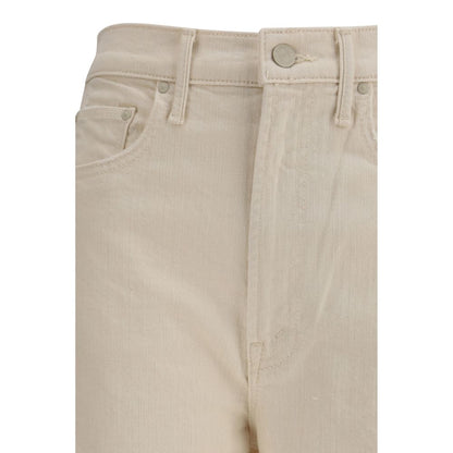 Mother Denim Beige Cotton Jeans Denim