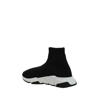 Balenciaga Black Elastane Athletic Sneakers
