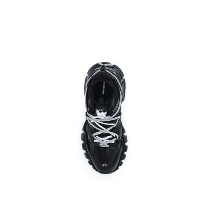 Balenciaga Black Polyethylene Athletic Sneakers