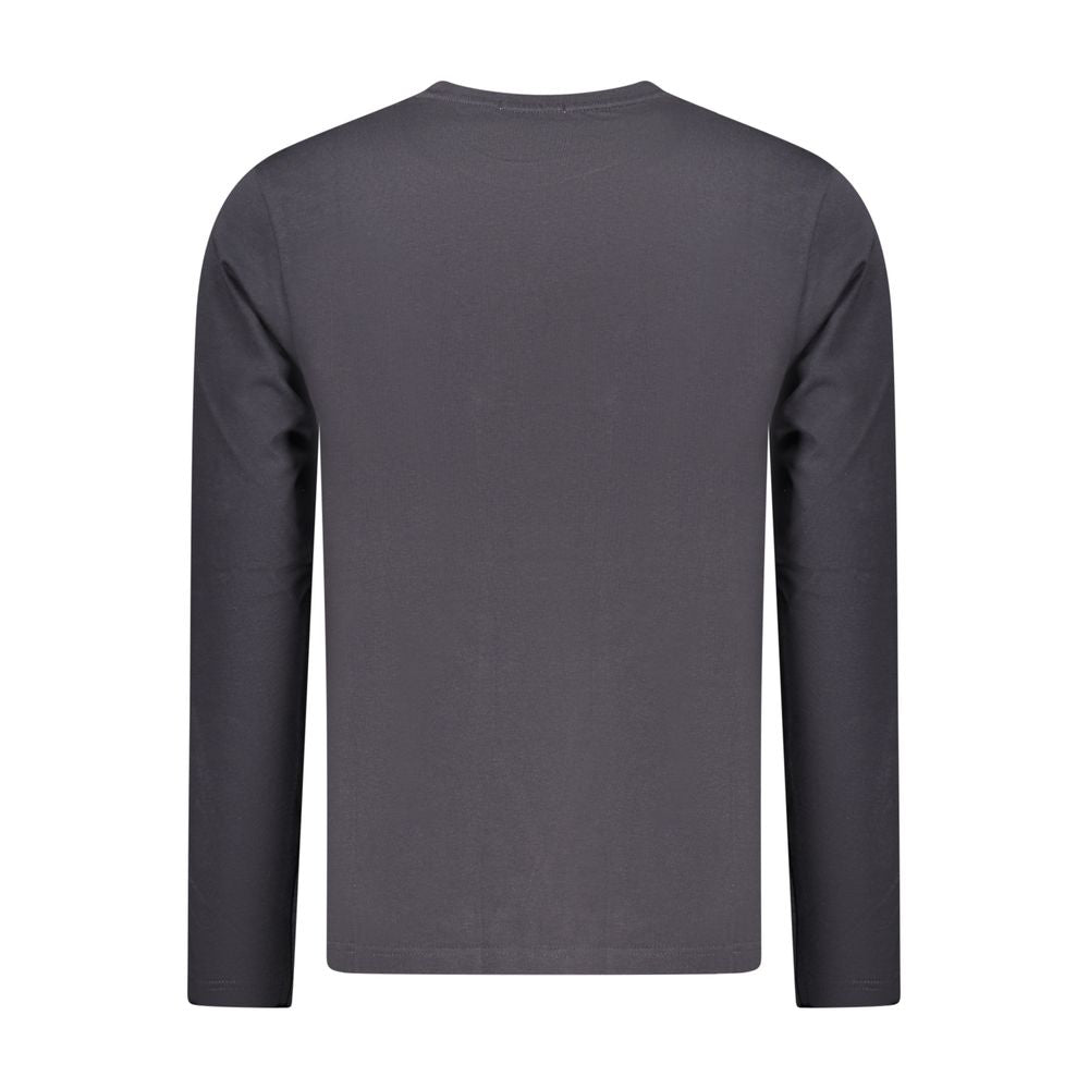 Coveri Moving Blue Cotton Men T-Shirt