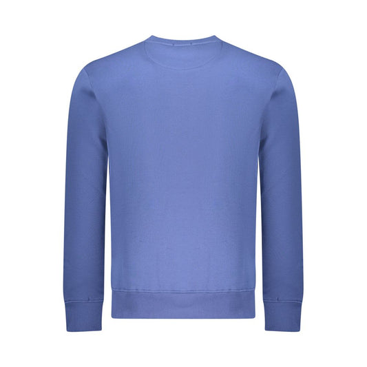 Coveri Moving Blue Cotton Men Sweatshirt