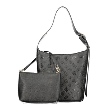Guess Jeans "Nero Poliuretano Woman Bucket Bag"