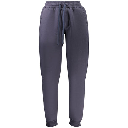 Coveri Moving Blue Cotton Joggers (Workout Pants)