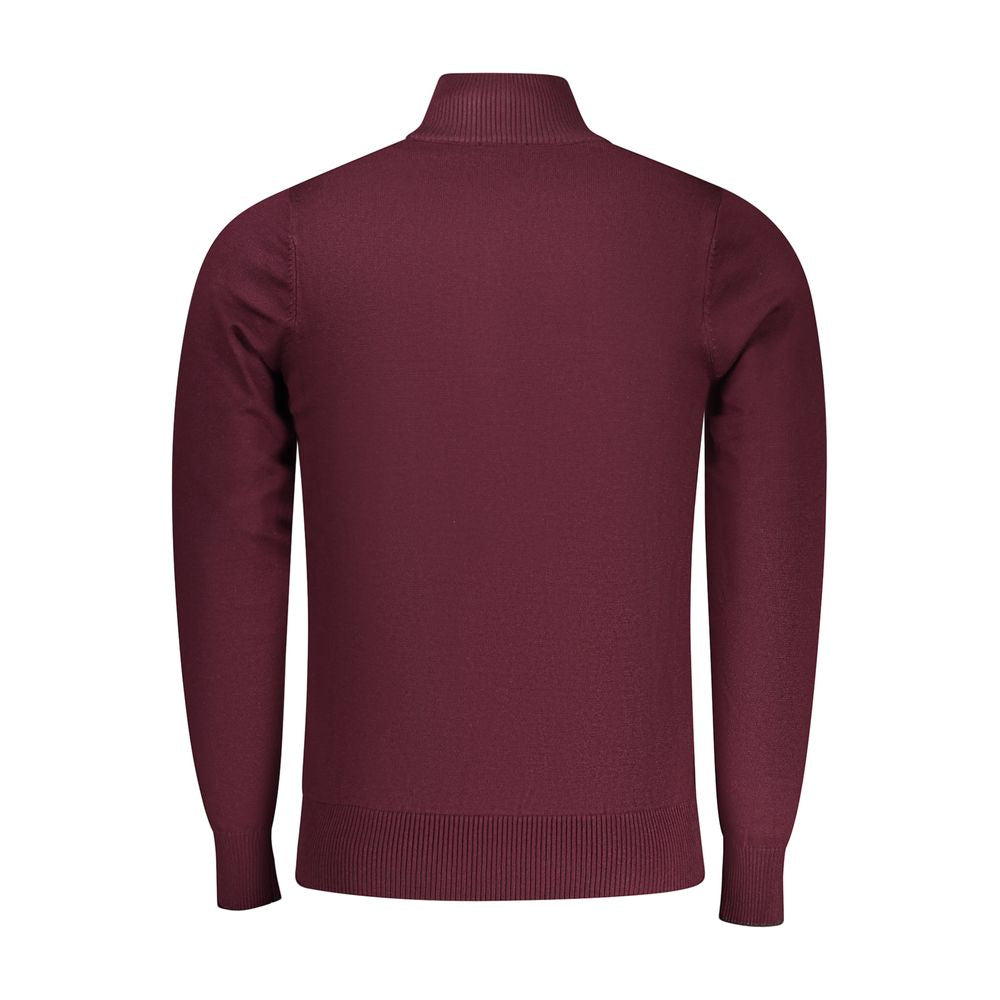 Coveri Moving Red Viscose Men Sweater