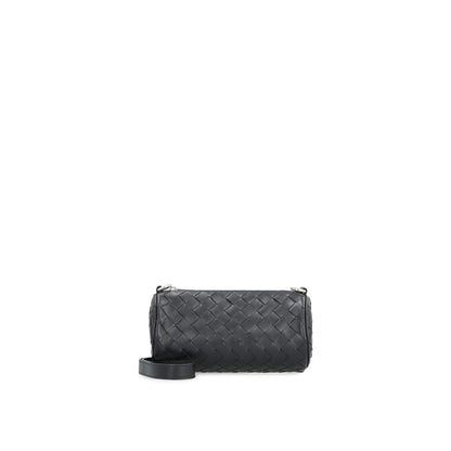 Bottega Veneta Black Calfskin Crossbody Bag