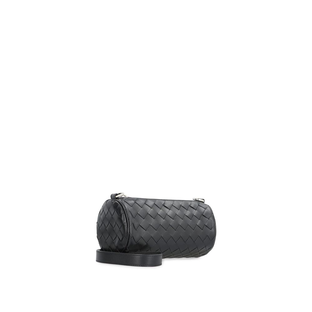 Bottega Veneta Black Calfskin Crossbody Bag