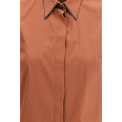 Brunello Cucinelli Multicolor Cotton Shirt