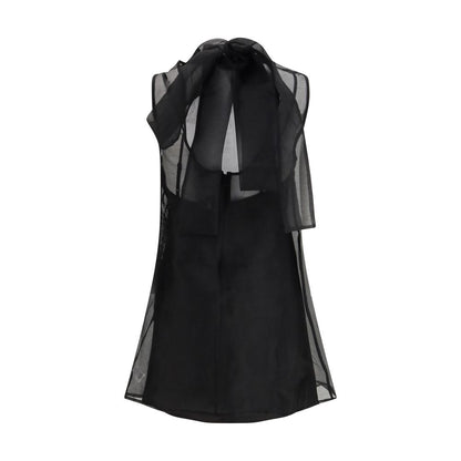 Staud Black Polyester Casual Dress