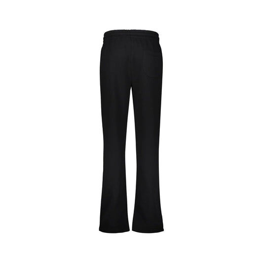 Off-White Black Cotton Casual Pants