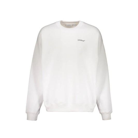 Off-White White Cotton Sweatshirt