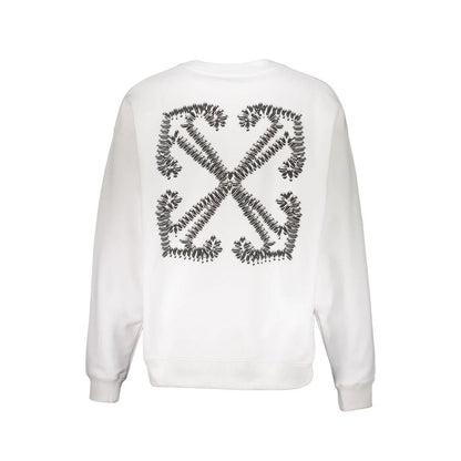 Off-White White Cotton Sweatshirt