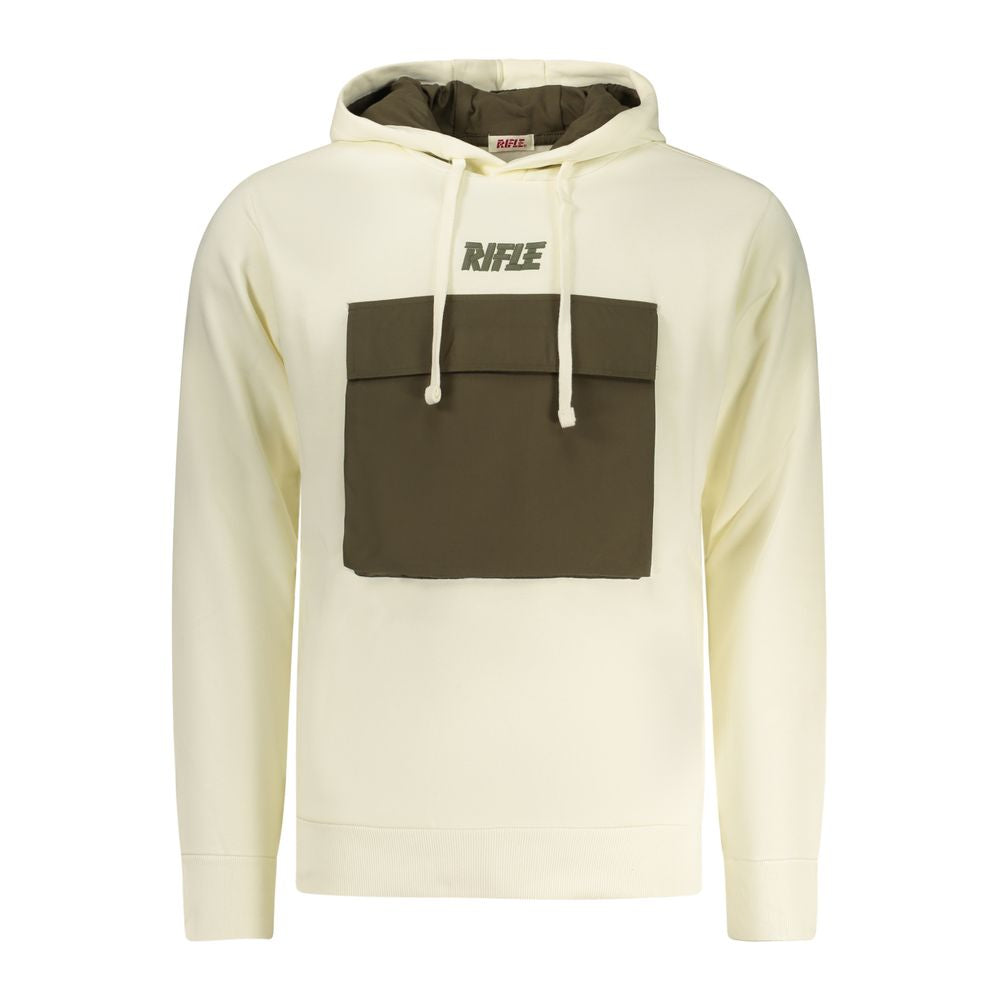 Rifle White Cotton Men's Sweatshirt