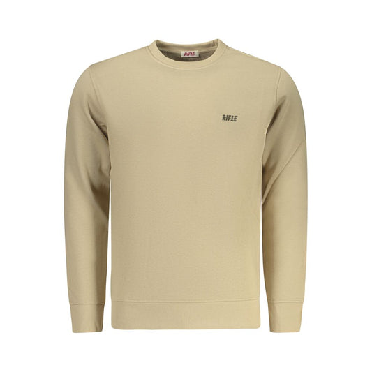 Rifle Beige Cotton Men Sweatshirt