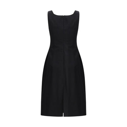 Magda Butrym Black Cotton Casual Dress