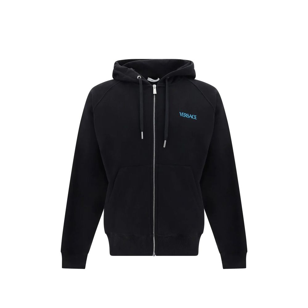 Versace Black Cotton Sweatshirt