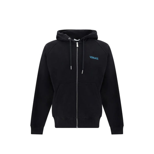 Versace Black Cotton Sweatshirt