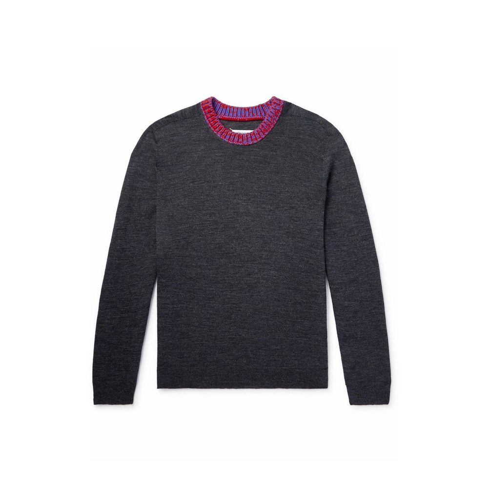Maison Margiela Gray Wool Sweatshirt