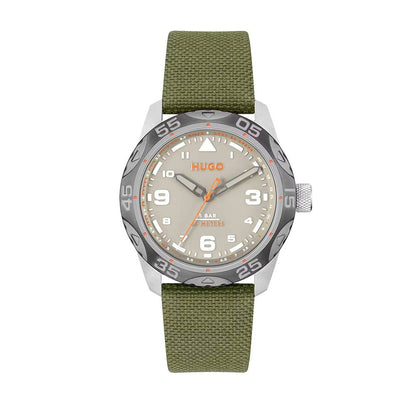 Hugo Boss Bicolor Fabric Sport Watch