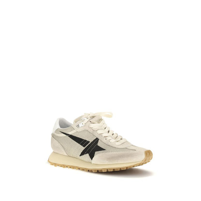 Golden Goose Beige Polyester Athletic Sneakers