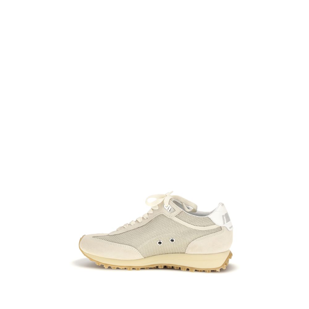 Golden Goose Beige Polyester Athletic Sneakers