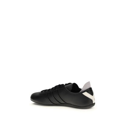Y-3 Black Calf Leather Bos Taurus Athletic Sneakers