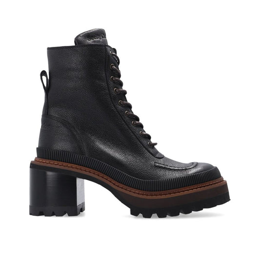 See By Chloé Black Calfskin Boots